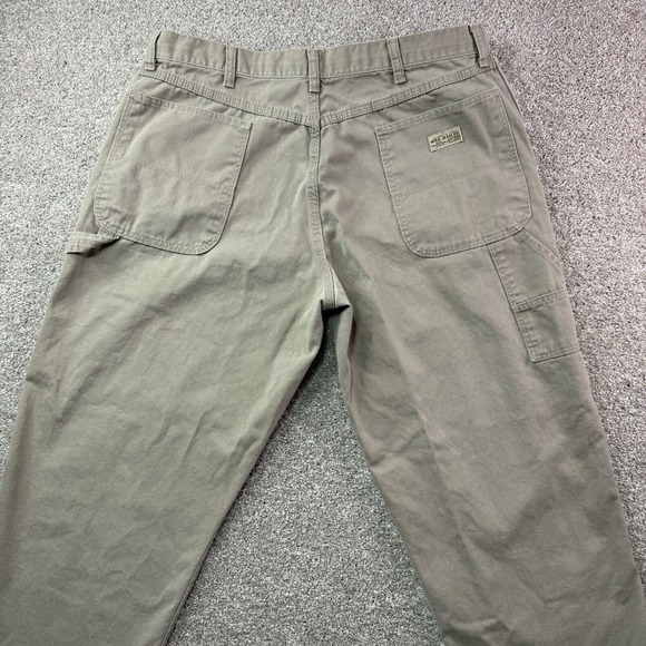 Vintage WRG Wrangler Jeans Carpenter Pants Mens Khaki 36x30 ‎ Made In USA - Picture 6 of 14